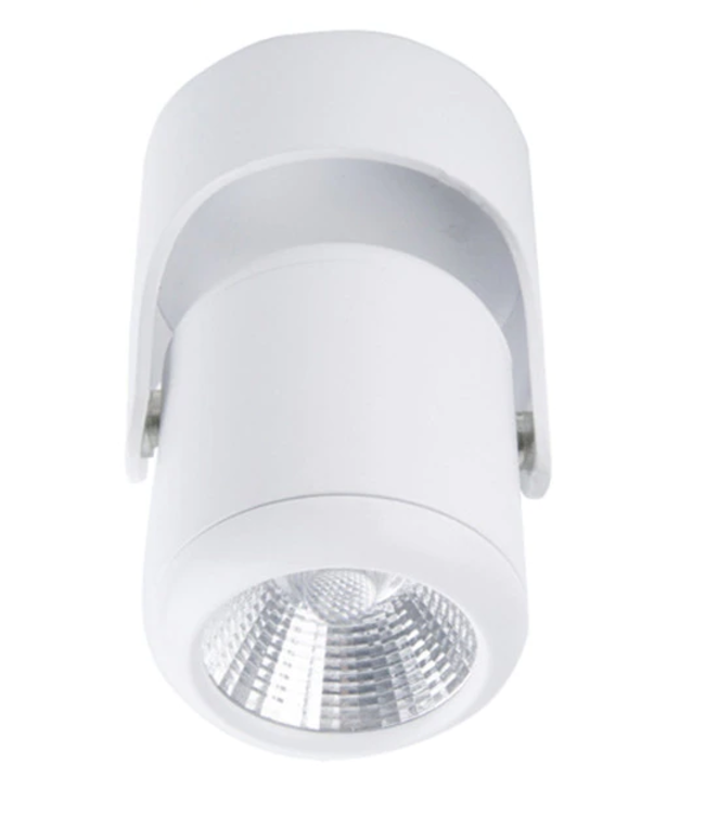 Lumière sur rail LED 10W blanc ou noir dimmable monophasé
