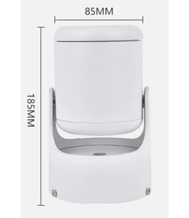 Lamp op rail LED 20W zwart of wit dimbaar