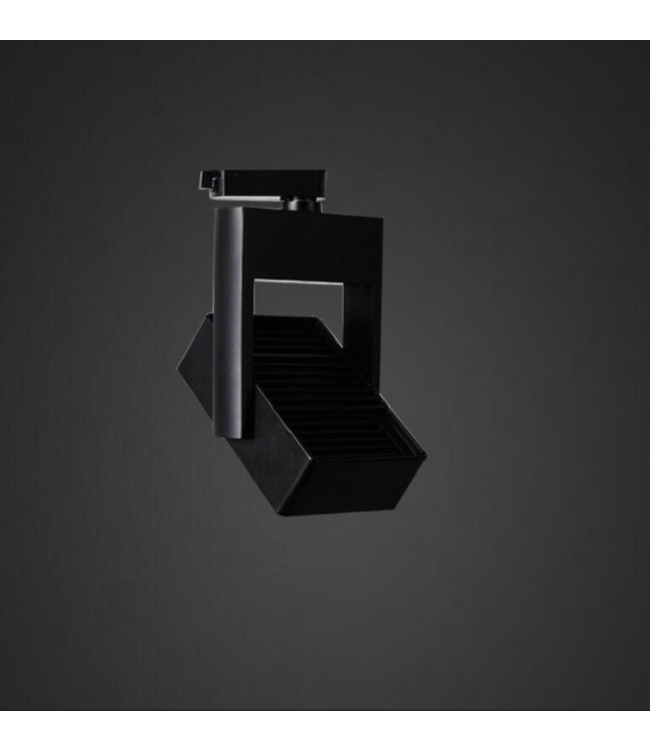 Luminaire rail LED magasin 30W blanc ou noir monophasé