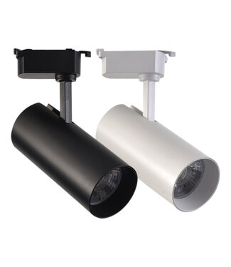 Spot sur rail pour magasin LED 40W noir ou blanc dimmable