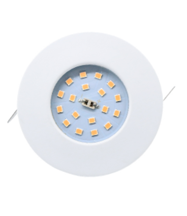 Spot encastrable salle de bain extra plat IP44 5W blanc ou gris faible profondeur