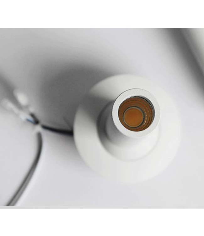 Cilinder spot 10, 20 of 30 cm LED 7W wit of zwart