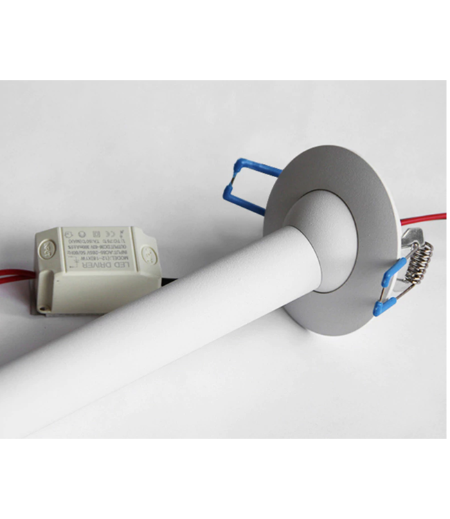 Spot plafond tube LED 7W 10, 20 ou 30 cm blanc ou noir