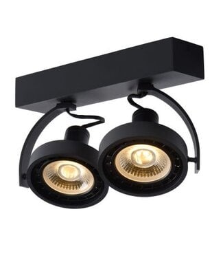 Spot double LED noir 2x12W dim to warm