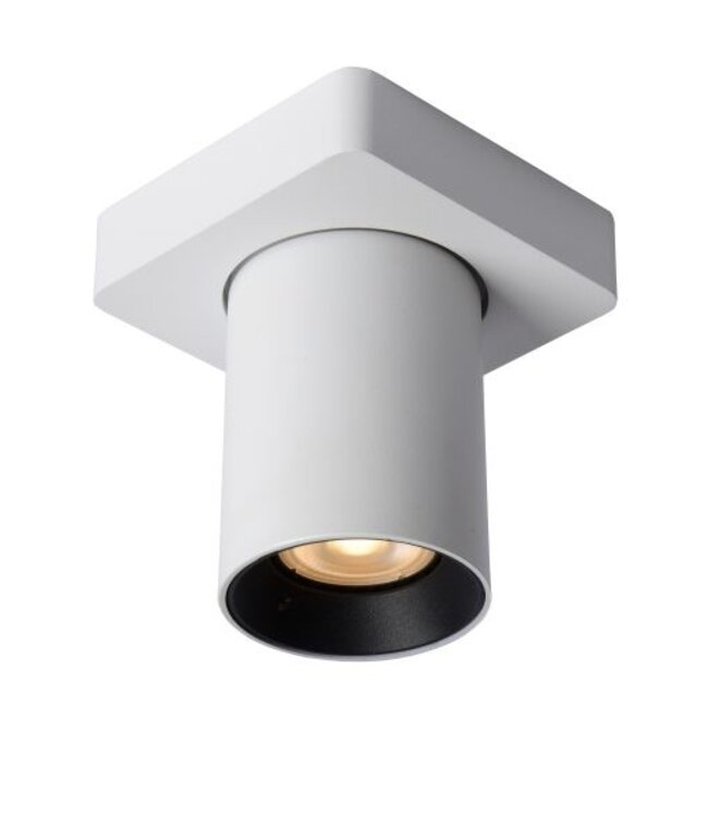Spot plafond incliné 5W LED dim to warm blanc ou noir
