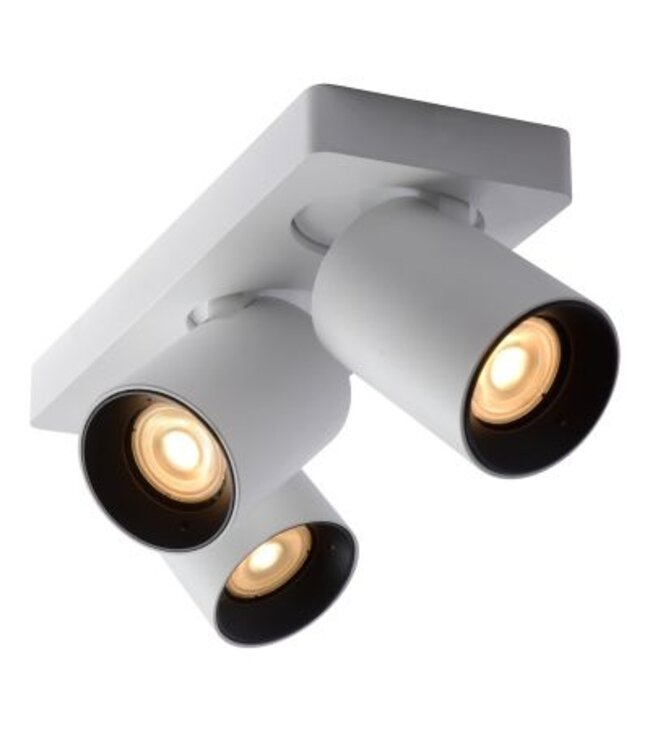 Rampe 3 spots LED 3x5W dim to warm noir ou blanc