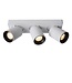 Plafondlamp met spots 3x5W LED dim to warm zwart of wit