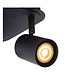 Plafondlamp badkamer zwart 4x5W GU10 richtbaar, dimbaar