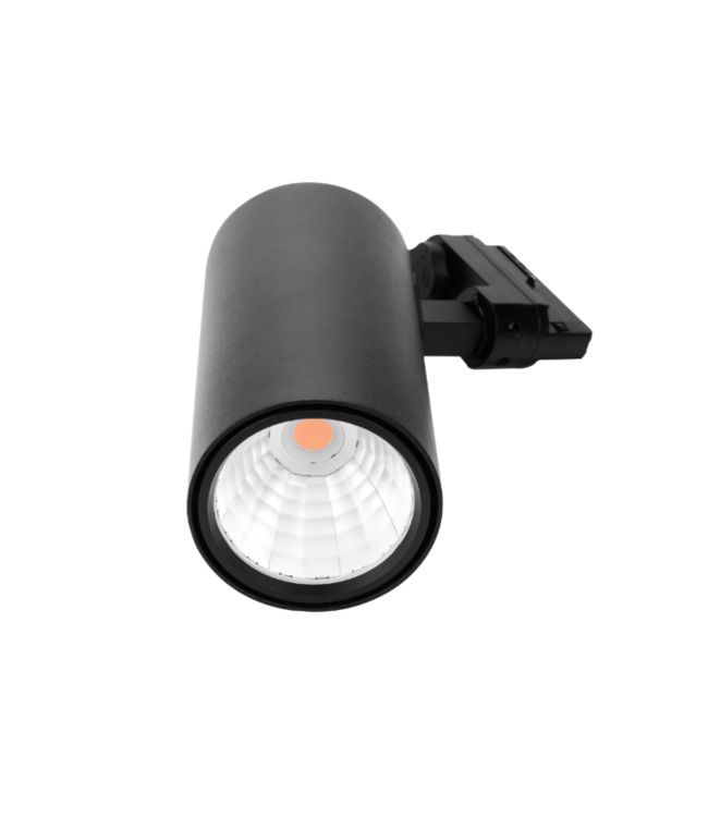 Spot sur rail LED triphasé 30W 4000 lumen noir, blanc
