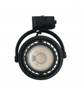 Railspot GU10 zwart of wit driefasig AR111