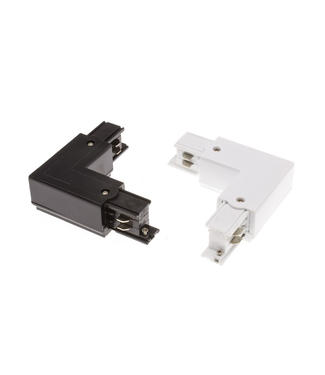 L-connector 3 fase wit of zwart