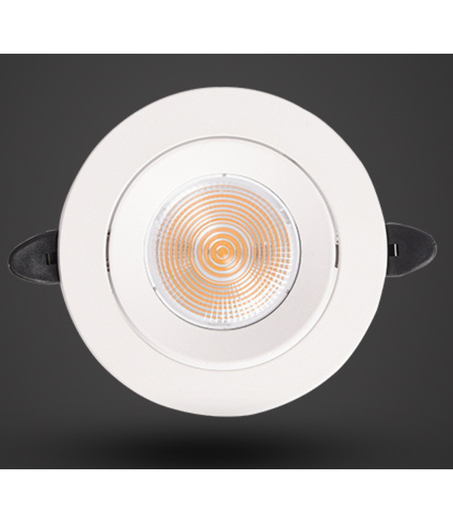 Spot LED encastrable sous meuble cuisine 5W faible hauteur scie 80mm