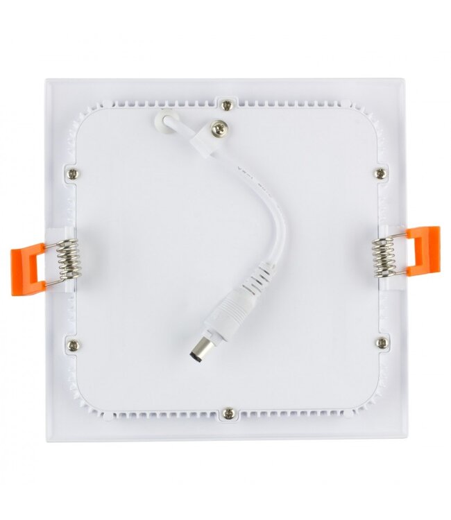 LED paneel 20x20 cm dimbaar-niet dimbaar lage inbouwhoogte