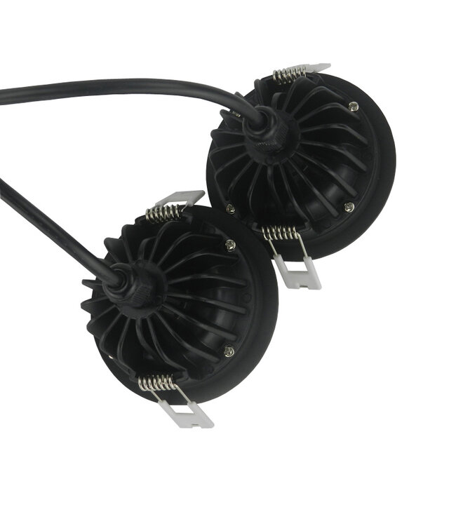 Spot extérieur LED encastrable 15W carré pas besoin de transfo scie 95 mm