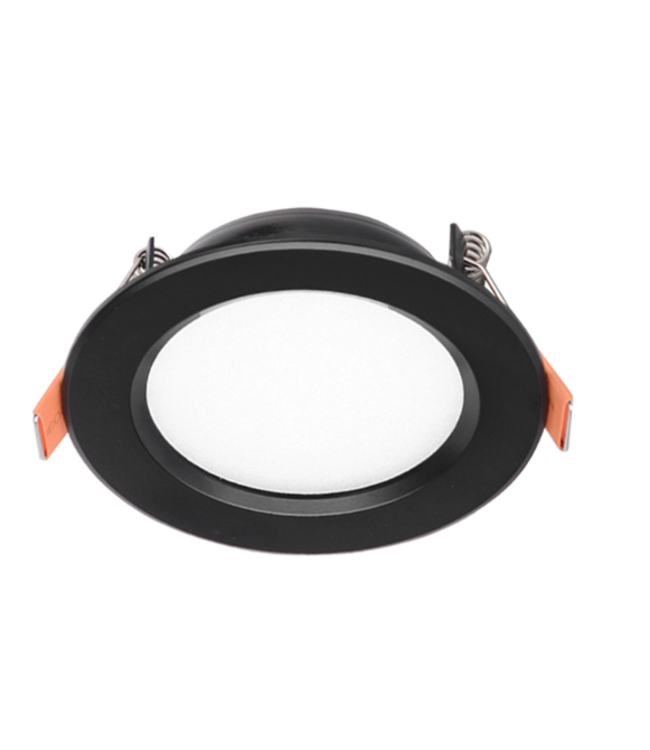 Spot LED encastrable extra plat sans tranformateur noir LED 7W