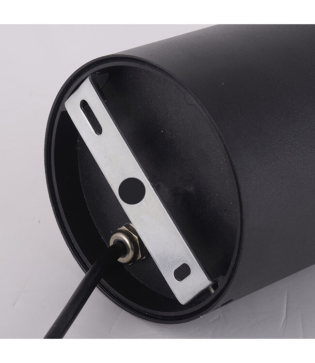 Spot plafond extérieur IP65 noir 7WW LED