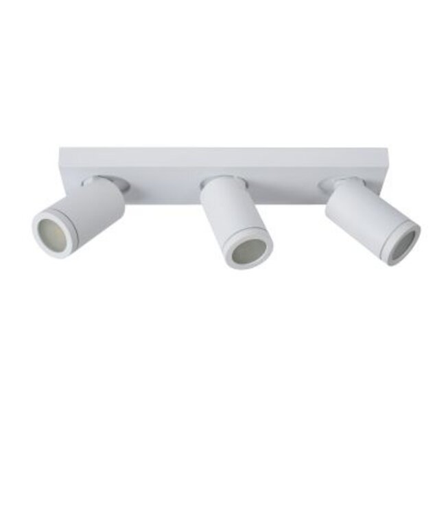 Badkamer plafondspots 3x5W LED GU10 wit of zwart dim to warm