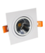 Spot encastrable ouverture 90mm 12W LED carré blanc dimmable