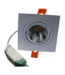 Spot encastrable ouverture 90mm 12W LED carré blanc dimmable