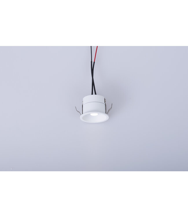 Mini LED spot 3W dimbaar wit of zwart richtbaar