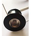 Mini spot LED encastrable noir 4W rond dimmable scie 30mm