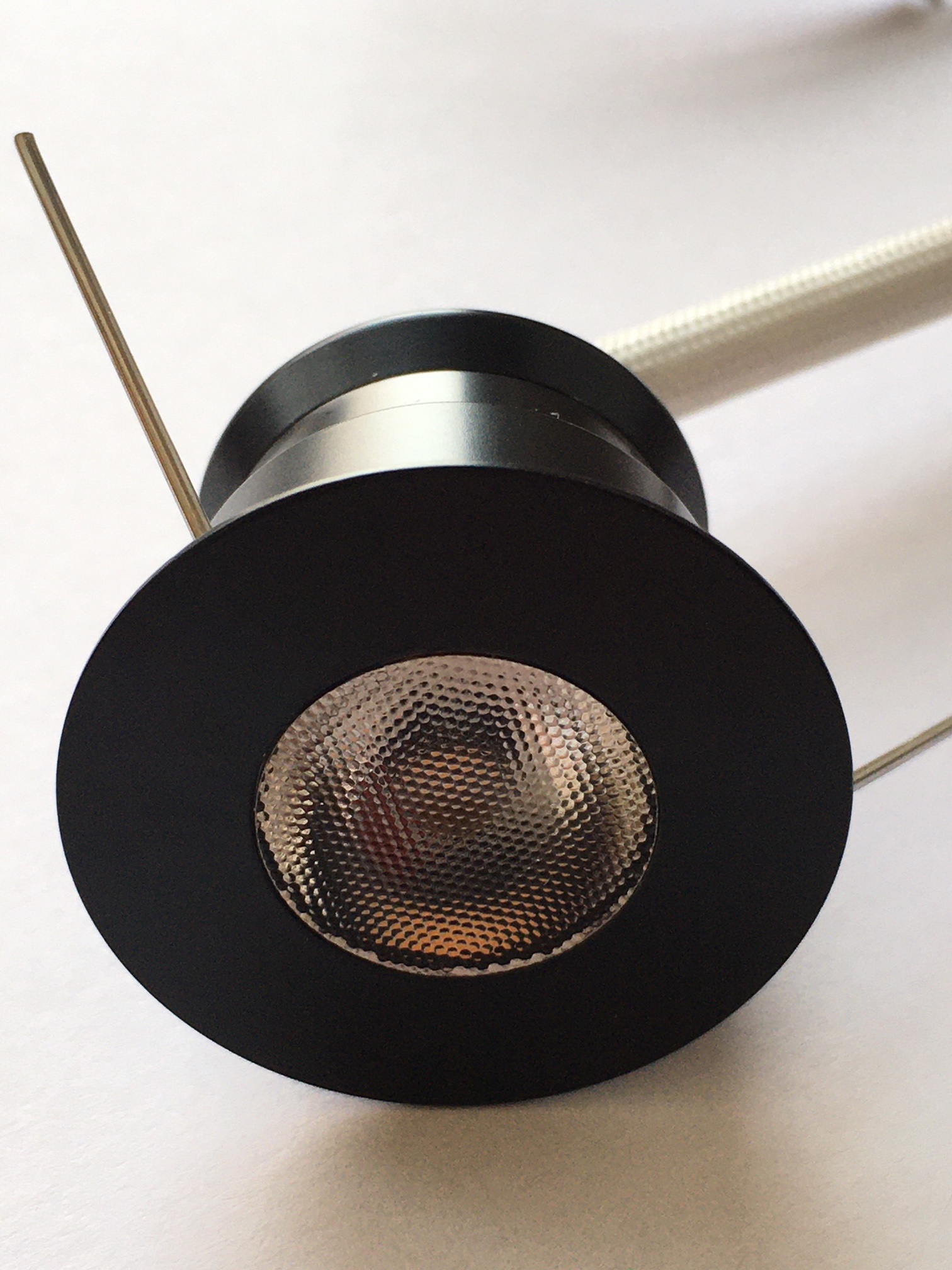 SLC One Soft LED inbouwspot Dime LED inbouwspot zwart