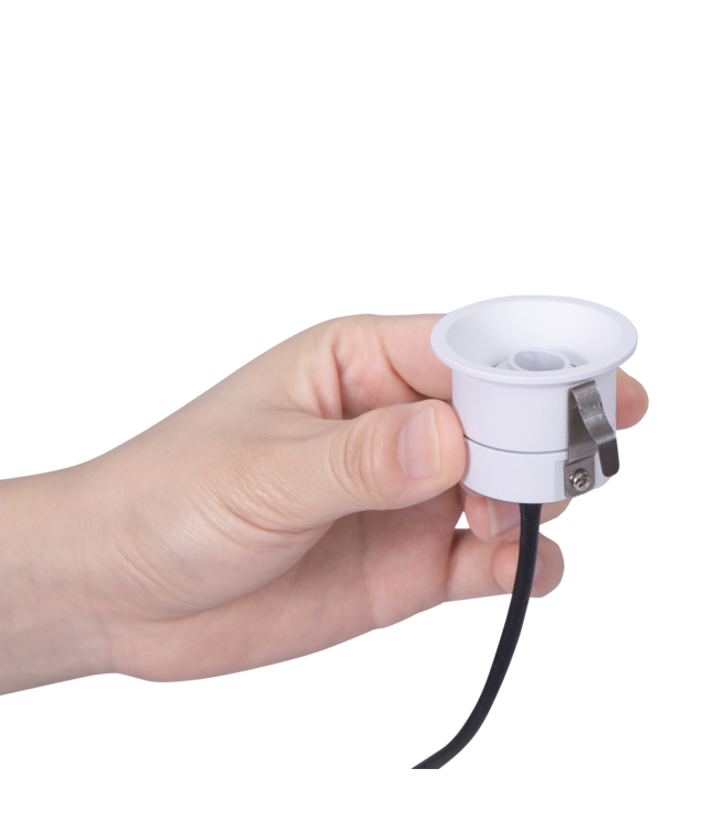 Mini LED spot 3W dimbaar wit of zwart richtbaar