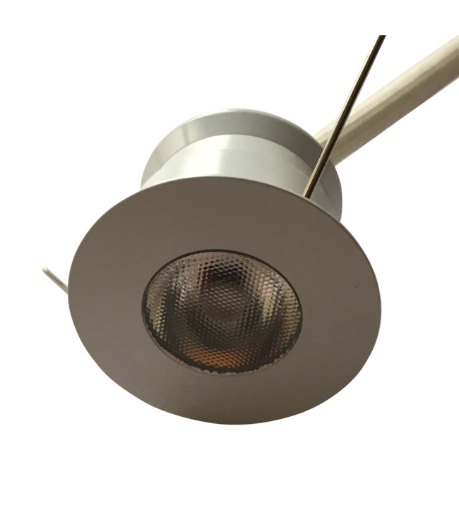 Spot LED petit diamètre blanc rond 4W dimmable scie 30mm