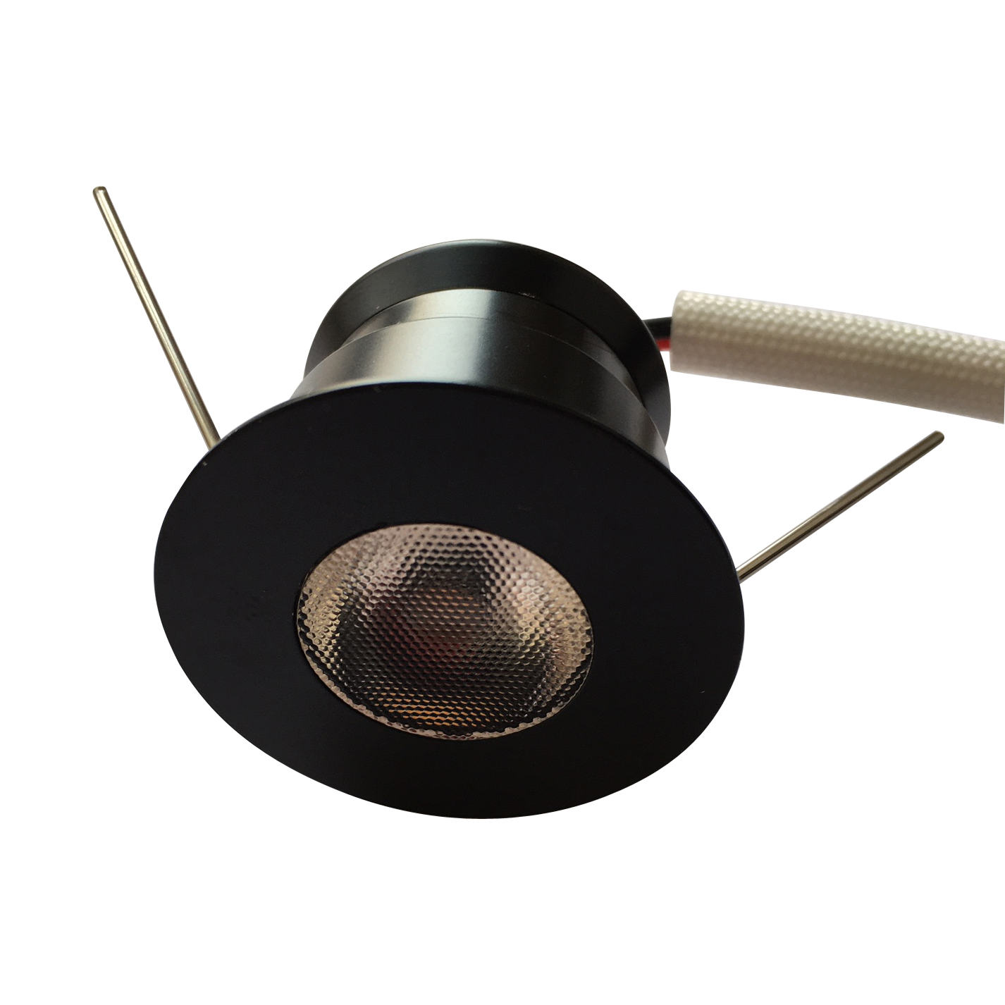 Slank Idool Afspraak Mini inbouwspot zwart LED 4W rond dimbaar zaagmaat 30mm - Ledspot-planet