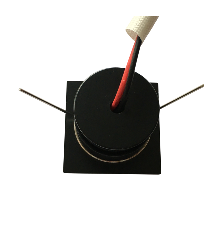 Inbouwspot vierkant zwart mini LED 4W 30mm zaagmaat