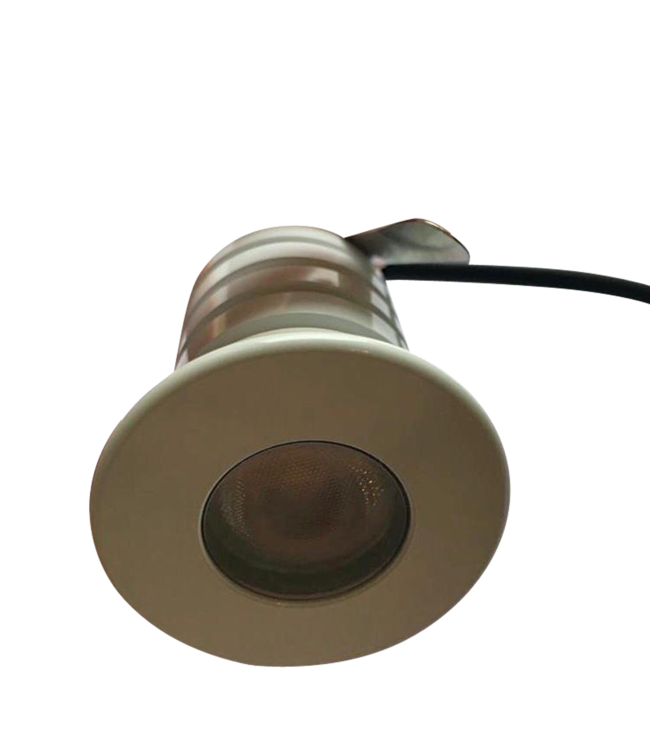 Mini spot extérieur 230V LED 3W dimmable sans transformateur blanc