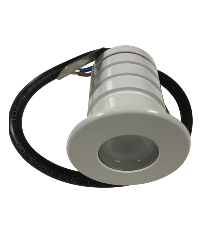 12V LED inbouwspot IP67 3W wit zaagmaat 32mm