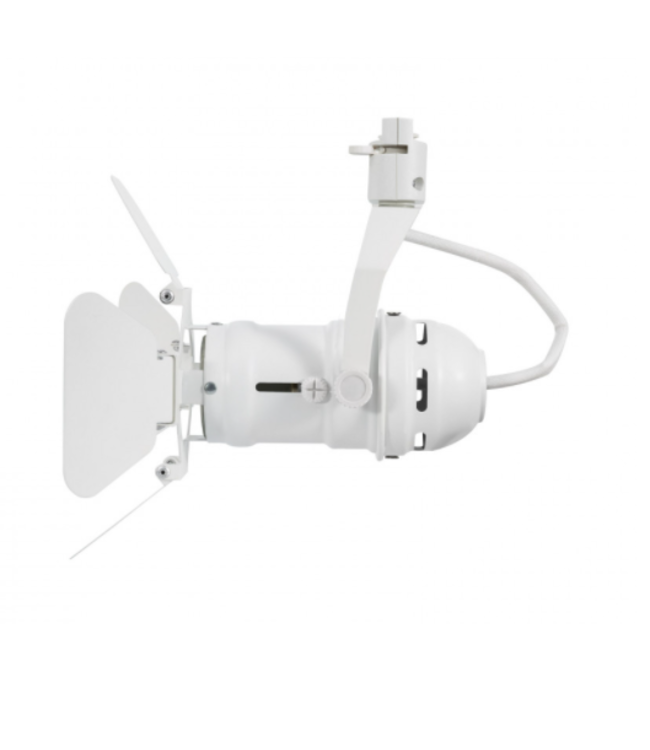 Spot cinéma sur rail blanc industriel