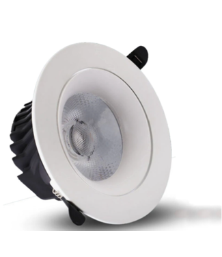 Spot LED encastrable orientable dimmable 9W design blanc