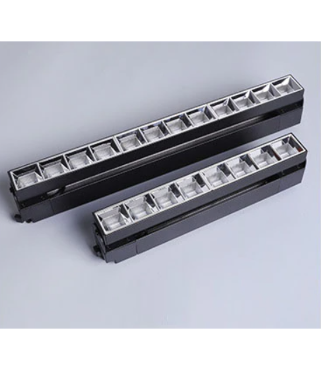 Lineaire railspot zwart of wit 20W 1-fasig