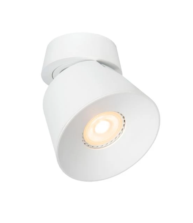 Spot orientable et rotatif avec ampoule LED GU10 – 6 W blanc chaud