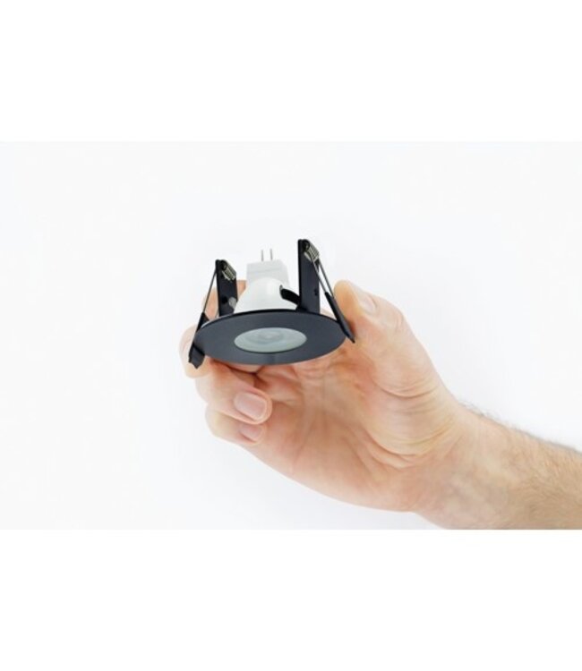 Spot encastrable 65 mm IP65 GU10 blanc, noir, gris ignifuge