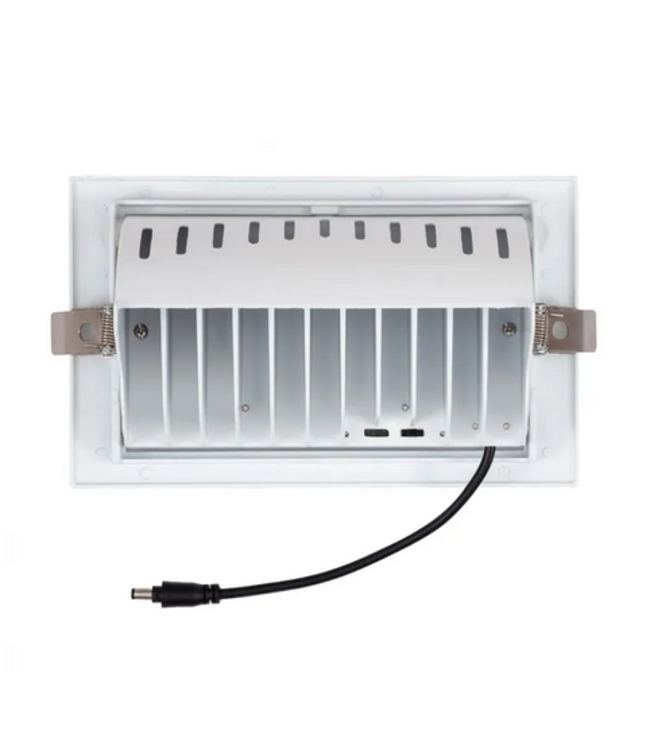 Spot éclairage vitrine encastrable rectangulaire 38W  très puissant