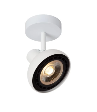 Design opbouwspot AR111 wit, zwart, beige richtbaar