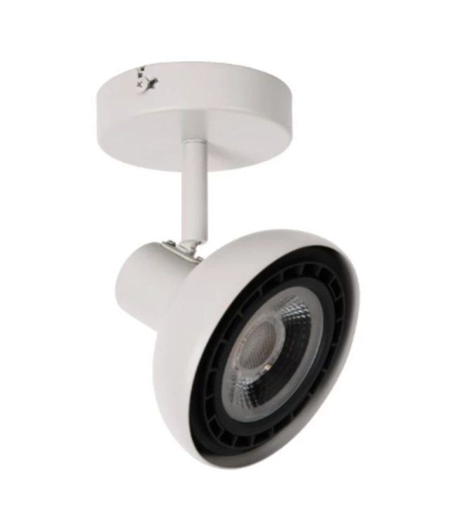Spot plafond orientable AR111 GU10 blanc, noir, beige
