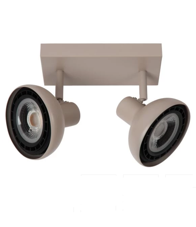 Plafondlamp eettafel 2xGU10 AR111 wit, zwart, beige