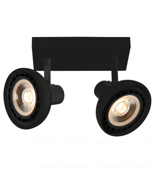 Plafondlamp eettafel 2xGU10 AR111 wit, zwart, beige