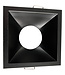 Spot encastrable GU10 noir carré perçage 75 x 75 mm orientable