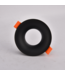 Spot encastrable noir GU10 diamètre 110mm perçage 65-105mm