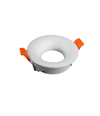 Goedkope inbouwspot boorgat 65mm diameter 85mm wit GU10