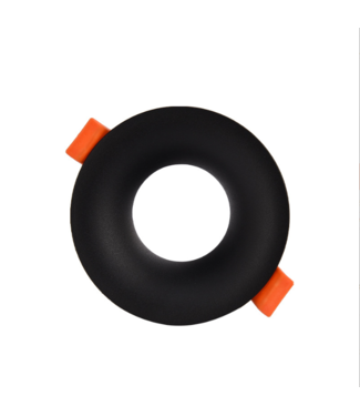 Inbouwspot goedkoop GU10 zwart zaagmaat 65mm diameter 85mm