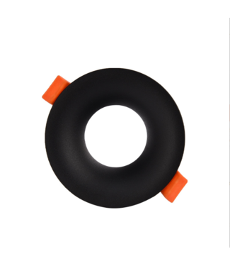 Spot encastrable bon marché GU10 noir trou 72mm diamètre 85mm
