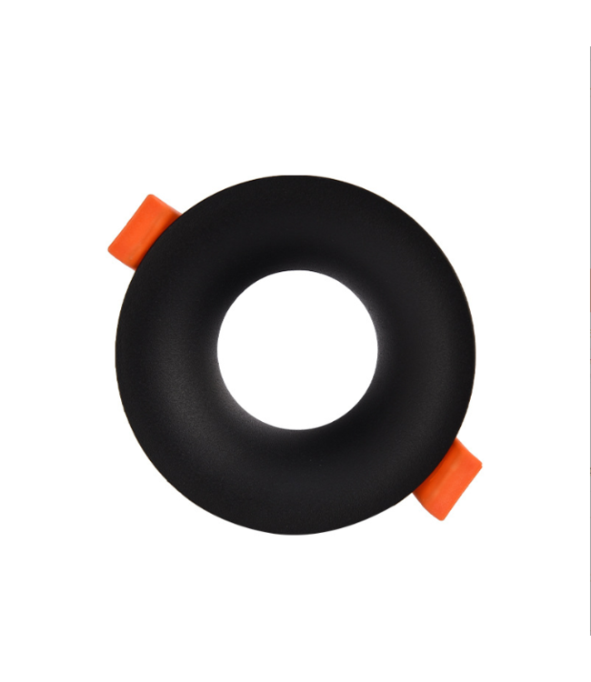 Inbouwspot goedkoop GU10 zwart zaagmaat 72mm diameter 85mm