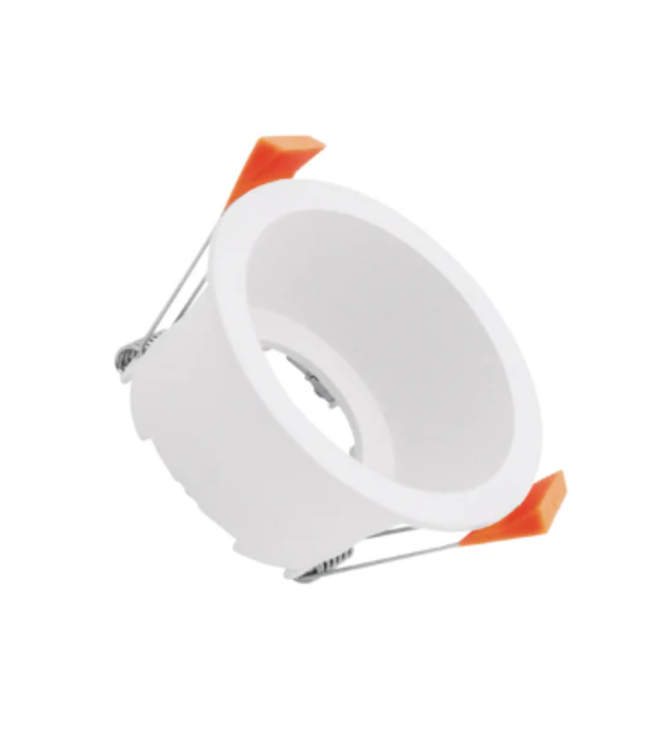 Inbouwspot zaagmaat 75mm, buitenmaat 87mm GU10 wit