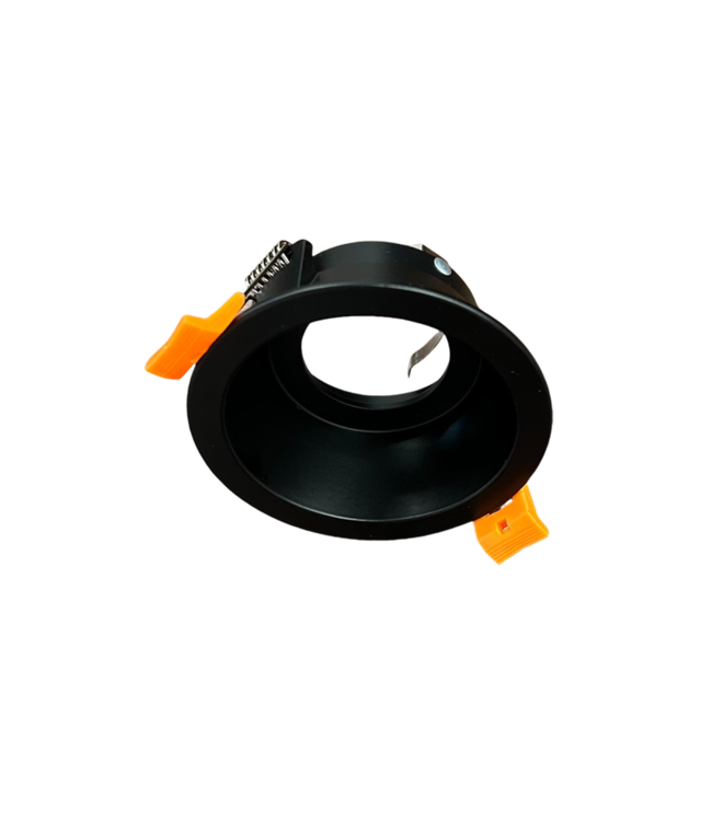 Inbouwspot 90mm GU10 zaagmaat 71mm zwart